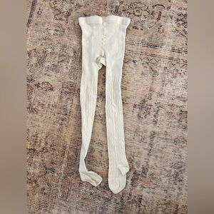 Cat & Jack Cream Tights 6-8 years
